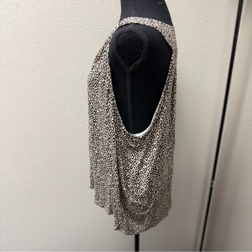 Liverpool Leopard Print Sleeveless Top. Size XL - Picture 3 of 7